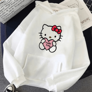 Hello Kitty Beyaz  Sweatshirt Hello Kitty Beyaz  Sweatshirt