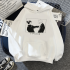 Jujutsu Kaisen Geto Gojo Bff Beyaz Kapşonlu Sweatshirt