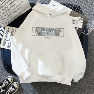 Jujutsu Kaisen Gojo Eyes Kapşonlu Sweatshirt Jujutsu Kaisen Gojo Eyes Kapşonlu Sweatshirt