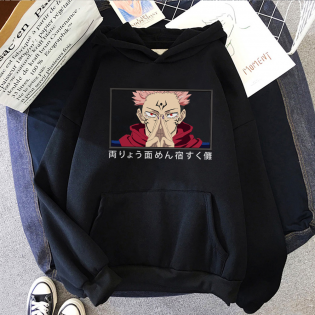Jujutsu Kaisen Sukuna Kapşonlu Sweatshirt