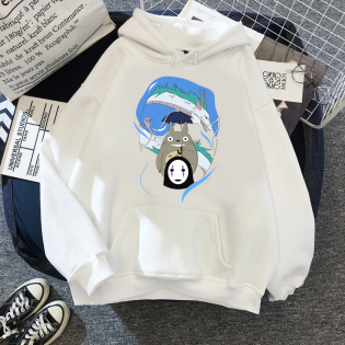 Komşum Totoro Kapşonlu Sweatshirt Komşum Totoro Kapşonlu Sweatshirt