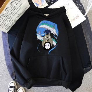 Komşum Totoro Kapşonlu Sweatshirt Komşum Totoro Kapşonlu Sweatshirt