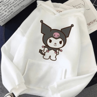 Kuromi Beyaz Sweatshirt Kuromi Beyaz Sweatshirt