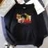 One Piece Luffy Red Hawk Kapşonlu Sweatshirt