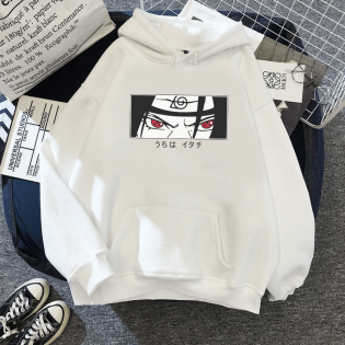 Naruto Uchiha İtachi Sharingan Eyes Kapşonlu Sweatshirt Naruto Uchiha İtachi Sharingan Eyes Kapşonlu Sweatshirt