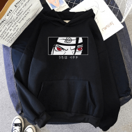 Naruto Uchiha İtachi Sharingan Eyes Kapşonlu Sweatshirt Naruto Uchiha İtachi Sharingan Eyes Kapşonlu Sweatshirt
