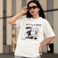 Jujutsu Kaisen Yuji Gojo Beyaz Tişört