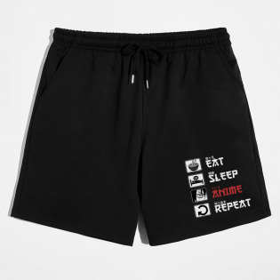 Eat Sleep Anime Şort Eat Sleep Anime Şort
