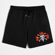 One Piece Kaptan Kid Logo Şort One Piece Kaptan Kid Logo Şort