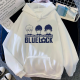 Blue Lock Face Beyaz Kapşonlu Sweatshirt
