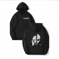 Gojo Satoru Kapşonlu Siyah Sweatshirt Gojo Satoru Kapşonlu Siyah Sweatshirt