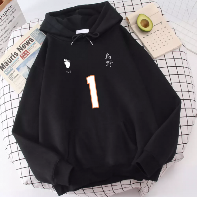 Haikyuu Forma Numara Kapşonlu Sweatshirt