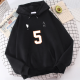 Haikyuu Forma Numara Kapşonlu Sweatshirt