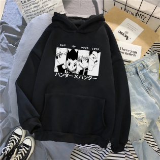 Hunter x Hunter Team Kapşonlu Sweatshirt Hunter x Hunter Team Kapşonlu Sweatshirt