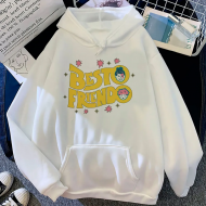 Jujutsu Kaisen Besto Friendo Beyaz Kapşonlu Sweatshirt Jujutsu Kaisen Besto Friendo Beyaz Kapşonlu Sweatshirt
