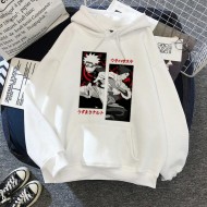 Naruto And Sasuke Beyaz Kapşonlu Sweatshirt Naruto And Sasuke Beyaz Kapşonlu Sweatshirt