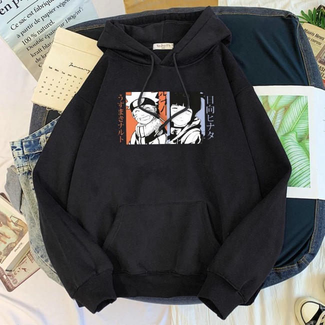 Naruto Hinata Kapşonlu Sweatshirt