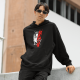 Attack On Titan Eren Red Kapşonlu Sweatshirt