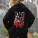 Berserk Ön Arka Baskılı Red Desing Kapşonlu Sweatshirt