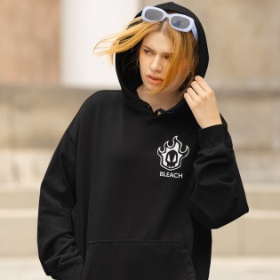 Bleach İchigo Ön - Arka Baskılı Kapşonlu Sweatshirt Bleach İchigo Ön - Arka Baskılı Kapşonlu Sweatshirt