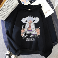 Luffy Gear 5 Kapşonlu Sweatshirt Luffy Gear 5 Kapşonlu Sweatshirt