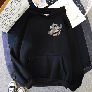 Luffy Gear 5 Nika Ön-Arka Baskılı Kapşonlu Sweatshirt Luffy Gear 5 Nika Ön-Arka Baskılı Kapşonlu Sweatshirt