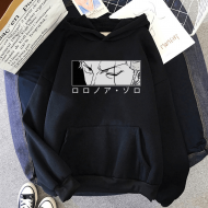 Zoro Face White Kapşonlu Sweatshirt Zoro Face White Kapşonlu Sweatshirt