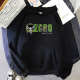 Zoro Yazılı Kapşonlu Sweatshirt