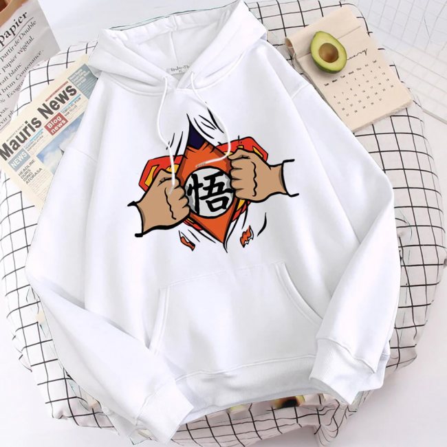 Süper Dragon Ball Kapşonlu Sweatshirt