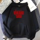 Vinland Saga Yazılı Kapşonlu Sweatshirt