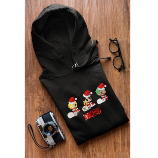 One Piece ZLS Yılbaşı Tasarımlı Siyah Sweatshirt One Piece ZLS Yılbaşı Tasarımlı Siyah Sweatshirt