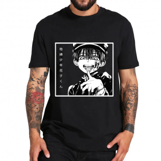 Hanako-Kun Face Siyah Tişört Hanako-Kun Face Siyah Tişört