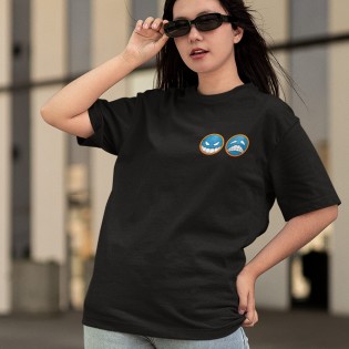 One Piece Ace - Beyaz Sakal Ön - Arka Baskılı Tişört One Piece Ace - Beyaz Sakal Ön - Arka Baskılı Tişört