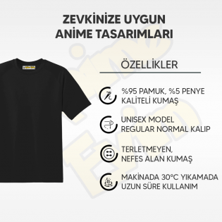 Attack On Titan Levi Siyah Tişört Attack On Titan Levi Siyah Tişört