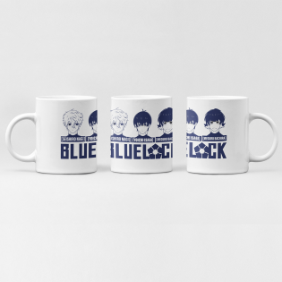 Blue Lock Face Kupa Bardak Blue Lock Face Kupa Bardak