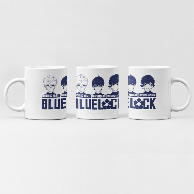 Blue Lock Face Kupa Bardak
