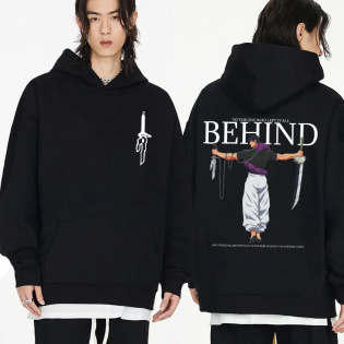 Fushiguro Toji Behind Kapşonlu Sweatshirt Fushiguro Toji Behind Kapşonlu Sweatshirt
