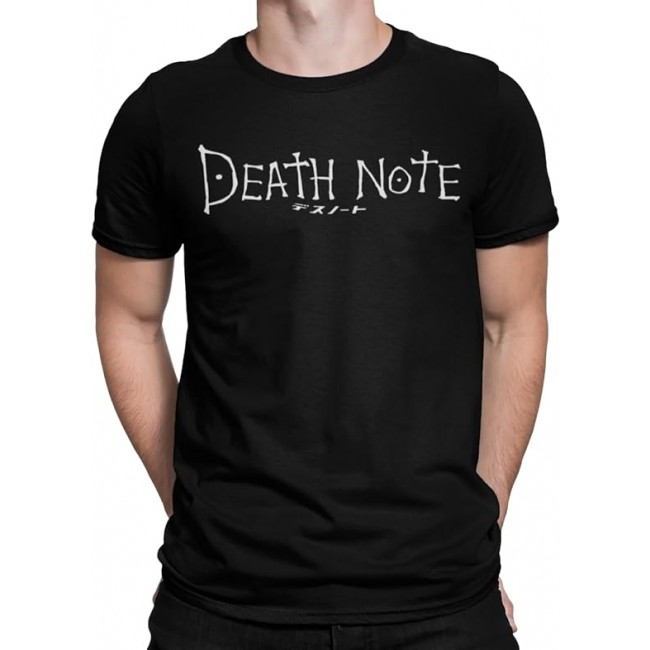 Death Note Yazılı Siyah Tişört