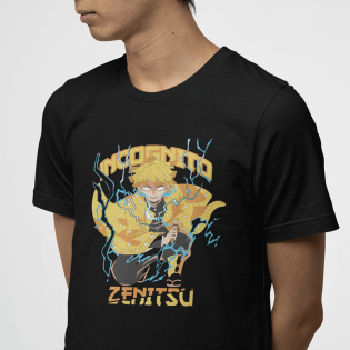 Demon Slayer Zenitsu İncognito Tişört Demon Slayer Zenitsu İncognito Tişört