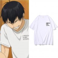 Haikyuu Tobio Kageyama Karasuno Tişört Haikyuu Tobio Kageyama Karasuno Tişört