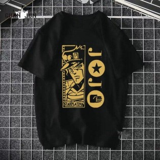 JoJo's Bizarre Adventure Siyah Tişört JoJo's Bizarre Adventure Siyah Tişört