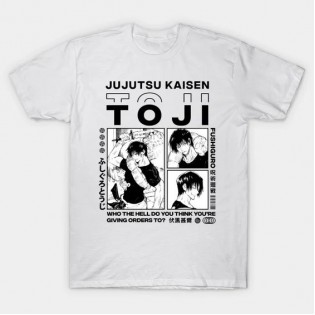 Toji Fushiguro Kolaj T-shirt Toji Fushiguro Kolaj T-shirt