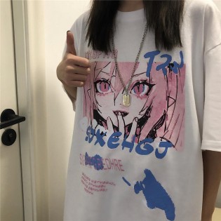 Anime Baskı T-shirt