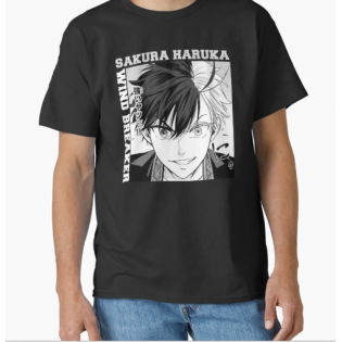 Haruka Sakura Wind Breaker Siyah T-shirt Haruka Sakura Wind Breaker Siyah T-shirt