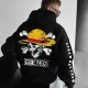 Anime One Piece Straw Hat Crew Kapşonlu Sweatshirt Anime One Piece Straw Hat Crew Kapşonlu Sweatshirt