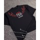 Toji Fushiguro Zenin Siyah Ön Arka Baskı T-shirt Toji Fushiguro Zenin Siyah Ön Arka Baskı T-shirt