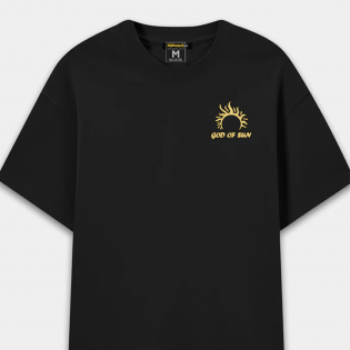 One Piece Luffy Nika Freedom Siyah T-shirt