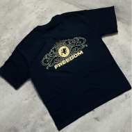 One Piece Luffy Nika Freedom Siyah T-shirt