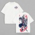 Demon Slayer Tanjiro Kamado Ön Arka Baskı T-shirt