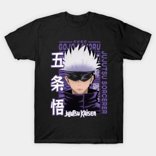 Jujutsu Kaisen Gojo Satoru Tasarım T-shirt 